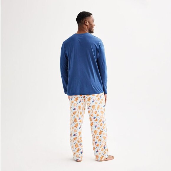 NWT Men's Jammies For Your Families Cookie Pajama Set Size L - Picture 3 of 8